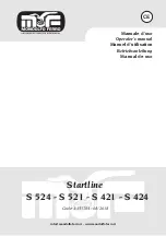 Mondolfo Ferro Startline S 421 Operator'S Manual preview