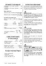 Preview for 69 page of Mondolfo Ferro TB 126 D Operator'S Manual