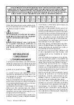 Preview for 77 page of Mondolfo Ferro TB 126 D Operator'S Manual