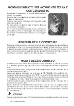 Preview for 33 page of Mondolfo Ferro TBE160 MATIC Operator'S Manual