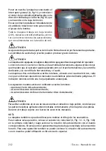 Preview for 232 page of Mondolfo Ferro TBE160 MATIC Operator'S Manual