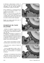 Preview for 244 page of Mondolfo Ferro TBE160 MATIC Operator'S Manual