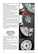 Preview for 74 page of Mondolfo Ferro TBE160 TERRA Operator'S Manual