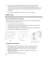 Предварительный просмотр 4 страницы Mondovino Anantgarde MVBC132DFS Instruction Manual