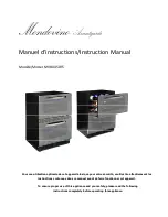 Mondovino Avantgarde MVBD45DFS Instruction Manual preview