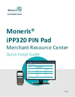 Moneris iPP320 PIN Pad Quick Install Manual preview