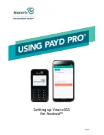 Moneris PAYD Pro e355 Setup Manual preview