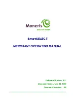 Moneris smartselect Operating Manual preview