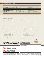 Preview for 2 page of Monessen Hearth 36CDVXRRN Specifications