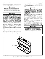 Preview for 23 page of Monessen Hearth Artisan AVFL42NIP-BU Installation Manual