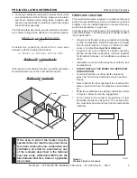 Предварительный просмотр 9 страницы Monessen Hearth AVFL Series Installation & Operating Instructions Manual