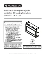 Предварительный просмотр 1 страницы Monessen Hearth AVFL42NTSC-SR Installation & Operating Instructions Manual