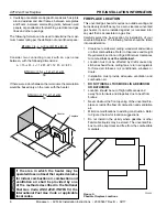 Предварительный просмотр 8 страницы Monessen Hearth AVFL42NTSC Installation & Operating Instructions Manual