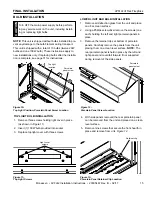 Предварительный просмотр 15 страницы Monessen Hearth AVFL42NTSC Installation & Operating Instructions Manual