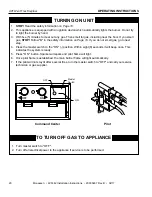 Предварительный просмотр 20 страницы Monessen Hearth AVFL42NTSC Installation & Operating Instructions Manual