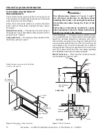 Предварительный просмотр 10 страницы Monessen Hearth AVFLST Series Installation & Operating Instructions Manual