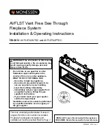 Monessen Hearth AVFLST42NTSC Installation & Operating Instructions Manual предпросмотр