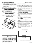 Preview for 8 page of Monessen Hearth AVFLST42NTSC Installation & Operating Instructions Manual