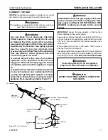 Preview for 11 page of Monessen Hearth AVFLST42NTSC Installation & Operating Instructions Manual