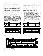 Preview for 15 page of Monessen Hearth AVFLST42NTSC Installation & Operating Instructions Manual