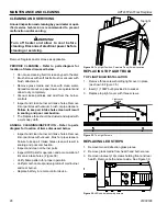 Preview for 28 page of Monessen Hearth AVFLST42NTSC Installation & Operating Instructions Manual