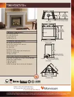 Monessen Hearth B Vent 724BV4536C Product Specifications предпросмотр