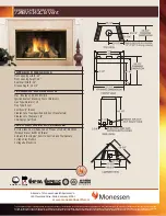 Monessen Hearth B Vent 724BV5142C Product Specifications предпросмотр