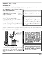 Preview for 18 page of Monessen Hearth B-VENT BBV400 Installation And Operating Instructions Manual