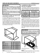 Предварительный просмотр 6 страницы Monessen Hearth BC18-R Installation And Operating Instructions Manual