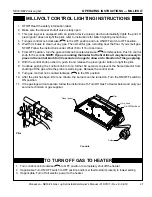 Предварительный просмотр 27 страницы Monessen Hearth BC18-R Installation And Operating Instructions Manual