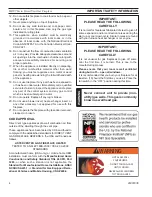 Preview for 4 page of Monessen Hearth BDV300N/PSC7 Installation And Operation Instructions Manual