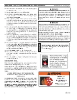 Предварительный просмотр 4 страницы Monessen Hearth BLDV300N/PSC7 Installation And Operating Instructions Manual