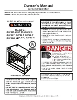 Monessen Hearth BUF32-H Owner'S Manual предпросмотр