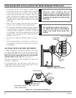 Preview for 22 page of Monessen Hearth BWBC400MHB Installation And Operating Instructions Manual