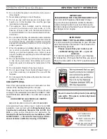 Preview for 4 page of Monessen Hearth CDV7 Installation And Operating Instructions Manual