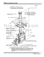 Preview for 7 page of Monessen Hearth Corner Fireplace 624WBCL Installation, Operation And Maintenance Manual For Residential Installation