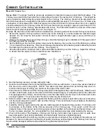 Preview for 20 page of Monessen Hearth Corner Fireplace 624WBCL Installation, Operation And Maintenance Manual For Residential Installation