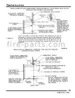 Preview for 25 page of Monessen Hearth Corner Fireplace 624WBCL Installation, Operation And Maintenance Manual For Residential Installation