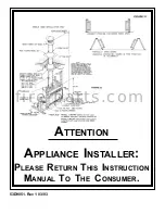 Preview for 32 page of Monessen Hearth Corner Fireplace 624WBCL Installation, Operation And Maintenance Manual For Residential Installation