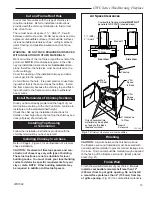 Preview for 13 page of Monessen Hearth CWC400 Homeowner'S Installation And Operating Manual