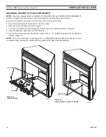 Preview for 12 page of Monessen Hearth DFX DBX24C Installation And Operating Instructions Manual