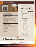 Monessen Hearth Direct Vent BDV400C Product Specifications preview