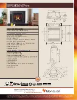 Monessen Hearth Direct Vent BDV500C Product Specifications preview