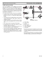 Предварительный просмотр 8 страницы Monessen Hearth Direct Vent Gas Fireplace MDV500 Installation & Operating Instructions Manual