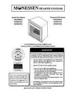 Monessen Hearth DZS36NMAS Installation And Operation Instructions Manual preview