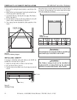 Preview for 10 page of Monessen Hearth GCUF Series Installation And Operating Instructions Manual