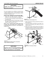 Preview for 13 page of Monessen Hearth GCUF Series Installation And Operating Instructions Manual