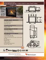 Monessen Hearth GCUF42C Product Specifications preview