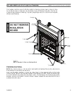 Preview for 9 page of Monessen Hearth HBDV300N Installation & Operating Instructions Manual