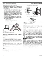 Preview for 16 page of Monessen Hearth HBDV300N Installation & Operating Instructions Manual